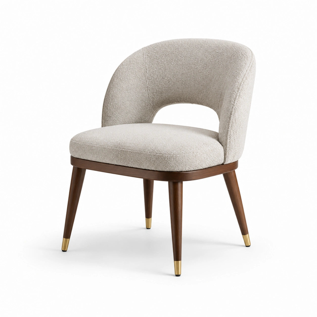Silla de comedor de madera y metal 82cm